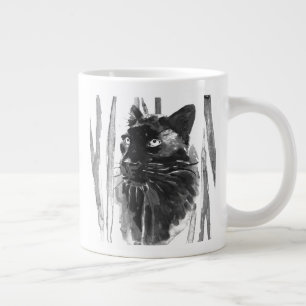 Panther Portrait Giant Coffee Mug