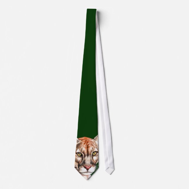 Panther Portrait Neck Tie (Front)