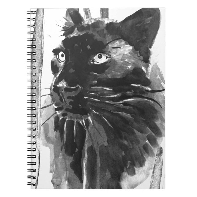 Panther Portrait Notebook (Front)