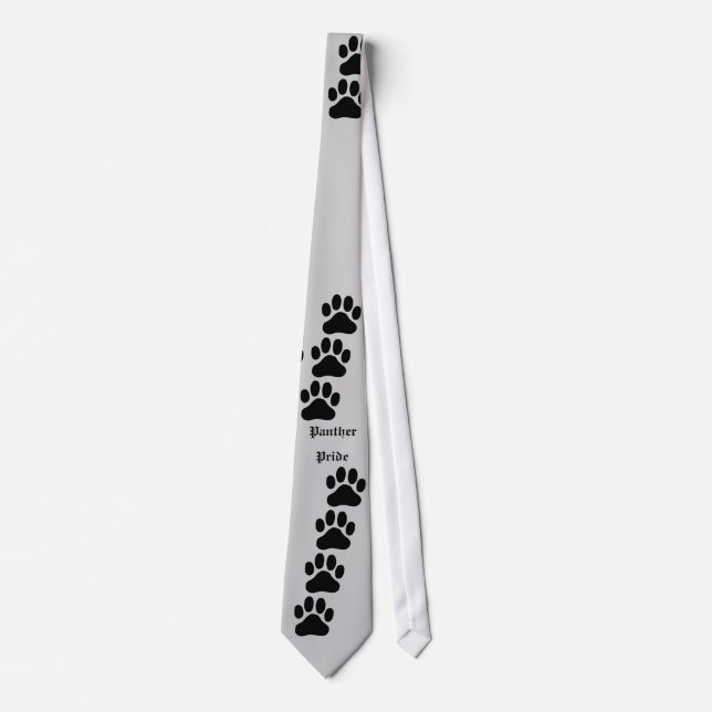 Panther Pride - Customized Neck Tie (Front)