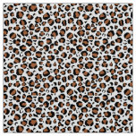 Panther print on white fabric