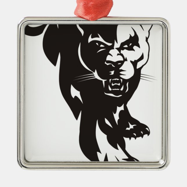 panther. residence metal ornament (Front)