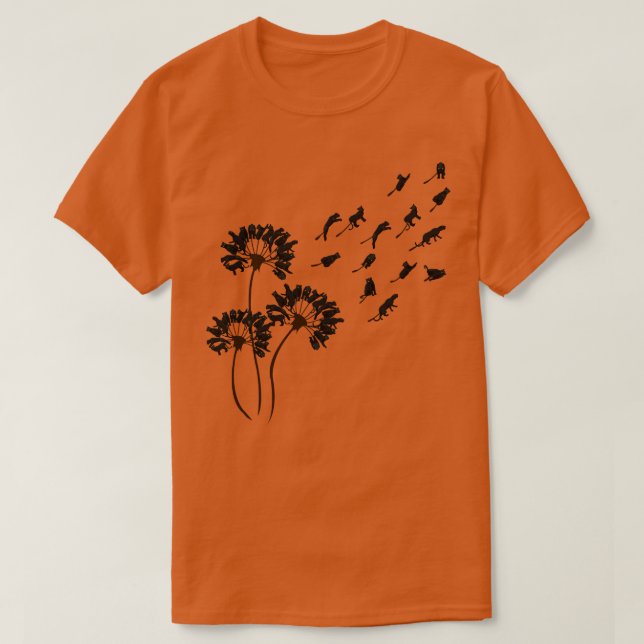 Panther Shirt Dandelion Panther Lover (Design Front)