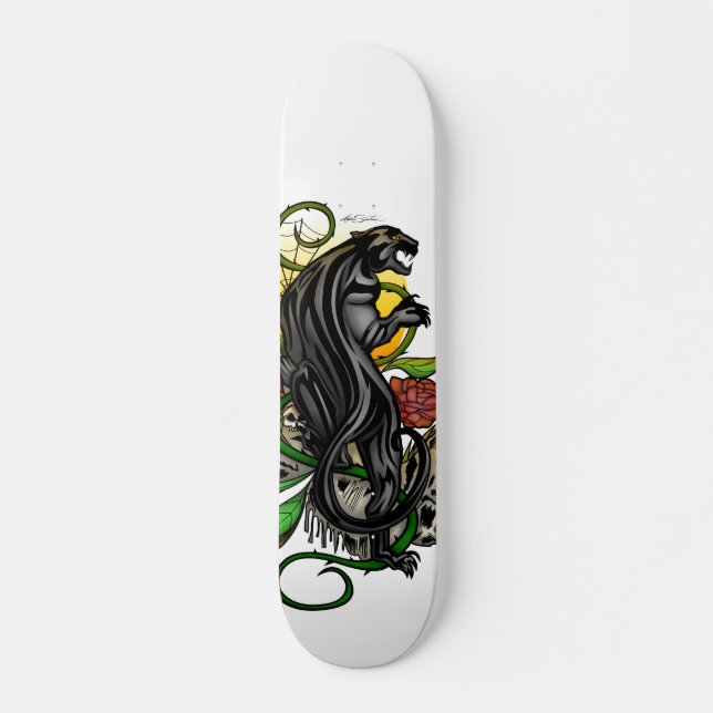 Panther Skateboard Deck (Front)
