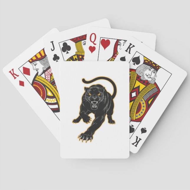 Panther Spirit Luxury Playing Cards (Back)