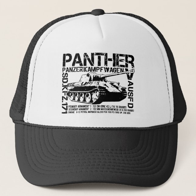 Panther Tank Trucker Hat (Front)