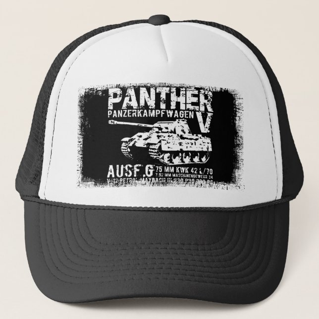 Panther Tank Trucker Hat (Front)