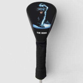 Panther... The Boss Golf Head Cover by Allita at Zazzle