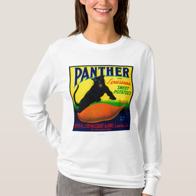 Panther Yam LabelLawtell, LA T-Shirt (Front)
