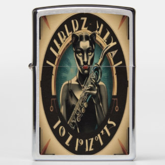 Panthera Jazz Musician Zippo Lighter