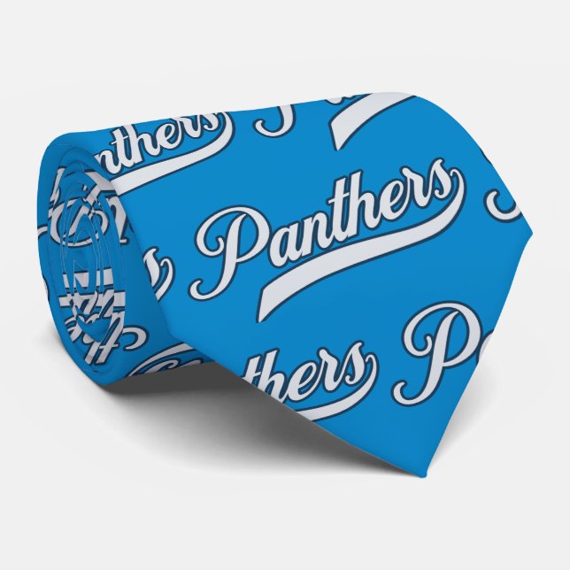 Panthers Team Spirit  Neck Tie (Rolled)