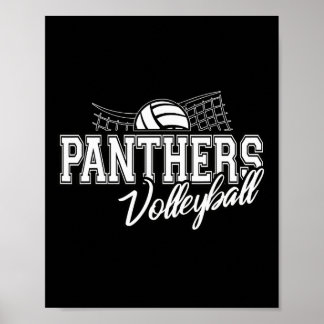Panthers Volleyll Ck To School Spirit  Poster