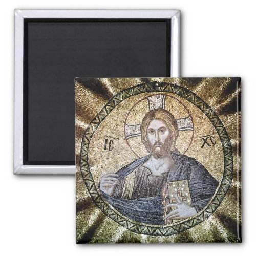 Pantocrator Jesus Christ Lord of All Icon Magnet