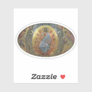 Pantocrator, Jesus Christ, Lord of All Icon Sticker