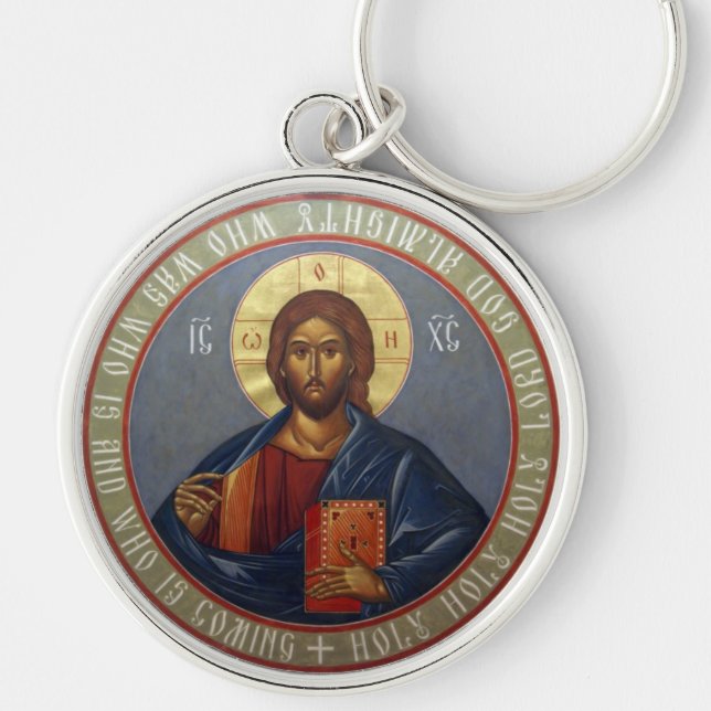 Pantocrator Keychain (Front)