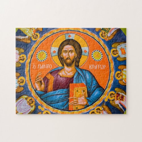 Pantocrator Lord of All Orthodox Christian Icon Jigsaw Puzzle