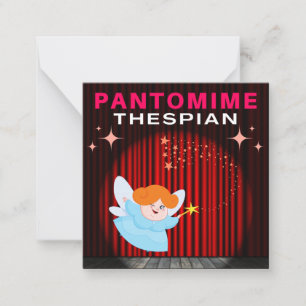 Pantomime Thespian - Fairy Godmother Note Card