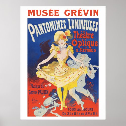 Pantomimes Lumineuses Poster