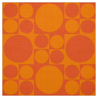 panton inspired orange fabric