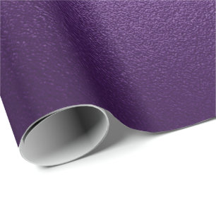 Pantone Ultra Violet Purple Glass Eggplant Grape Wrapping Paper