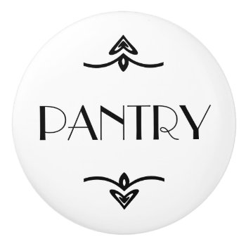 Pantry Ceramic Knob by InkWorks at Zazzle