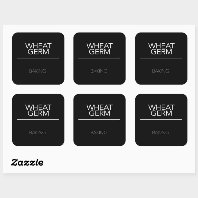 Pantry Labels Stickers (Sheet)