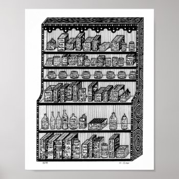 Pantry Poster by elihelman at Zazzle