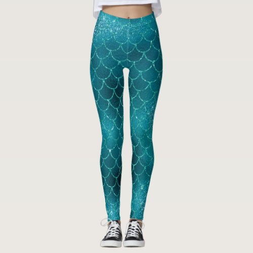 Pants mermaid leggings