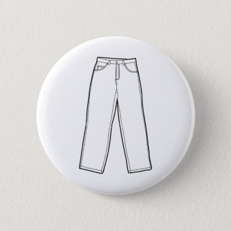 Pants Pinback Button