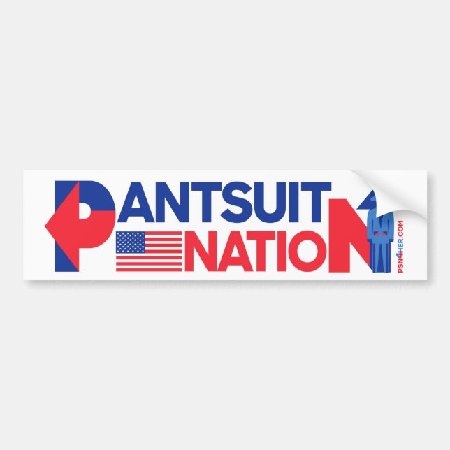 Pantsuit Nation Bumper Sticker (Front)
