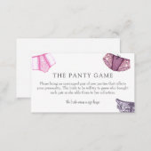 Panty Game Insert Card (Front/Back)
