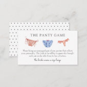 Panty Game Insert Card (Front/Back)