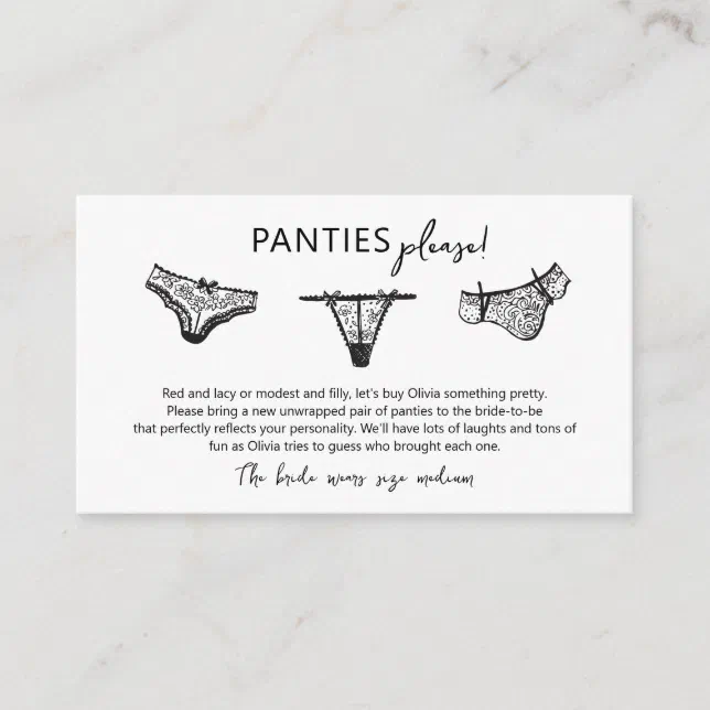 panty-game-panties-please-insert-card-zazzle for Drop Your Panties Game Sign Free Printable Panty Game Panties Please Insert Card | Zazzle for Drop Your Panties Game Sign Free Printable