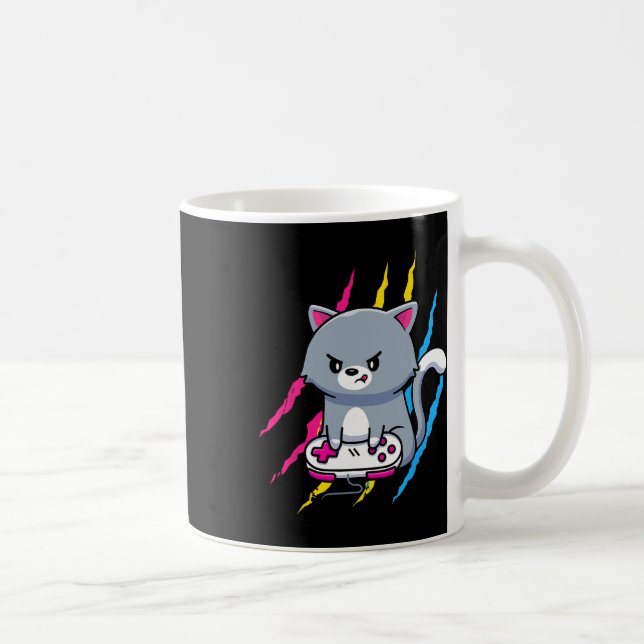 Panual Gaymer Geek Pride Lgbt Video Game Lover Gif Coffee Mug (Right)