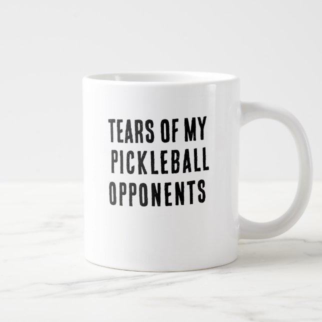 Panvola Tears of My Pickleball Opponents Sports  Giant Coffee Mug (Right)