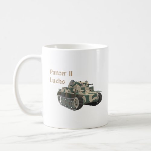Panzer II Luchs German WW2 Battle Tank Coffee Mug
