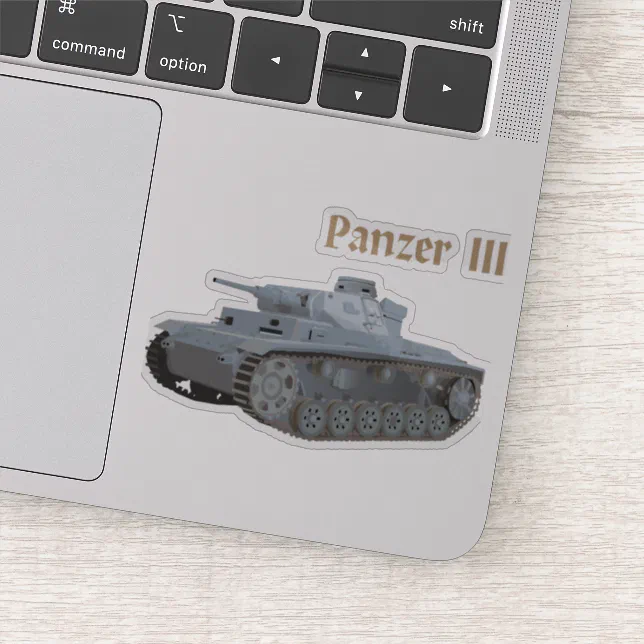 Panzer Window Sticker Panzer III German WW2 Battle Tank Sticker | Zazzle
