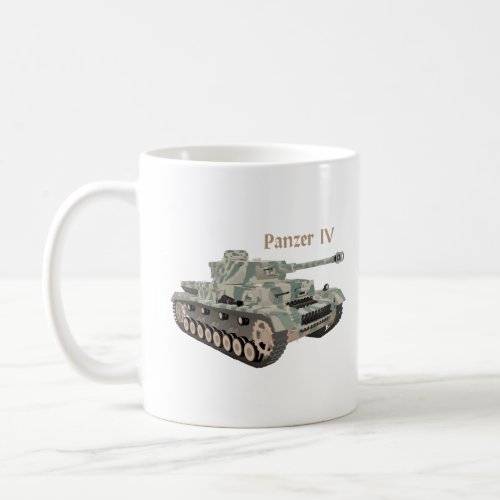 Panzer IV German WW2 Battle Tank Coffee Mug