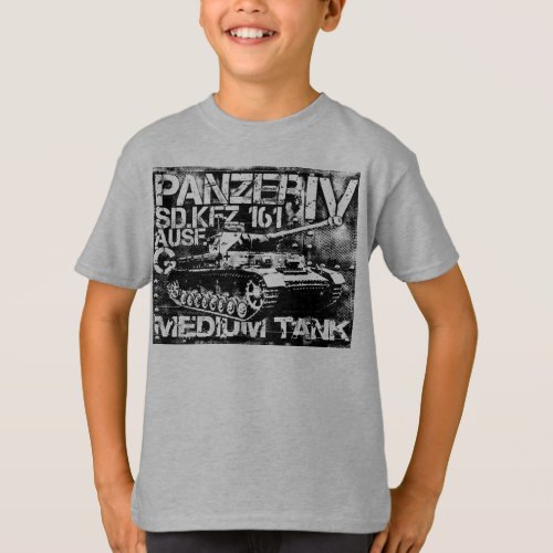 Panzer IV Kids Basic Hanes Tagless ComfortSoft速 T_Shirt