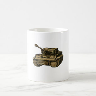 Panzer tank coffee mug