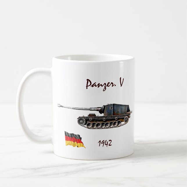 Panzer. V Tank - WW II Coffee Mug (Left)