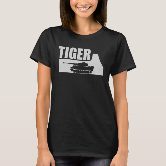 Panzer VI Tiger 1 German WW2 2 T-Shirt (Front)