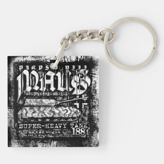 Panzer VIII Maus Keychain (Back)