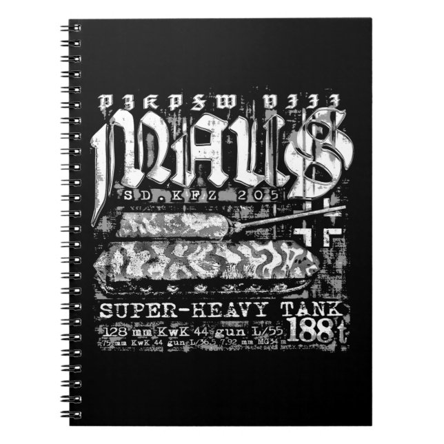 Panzer VIII Maus Notebook (Front)
