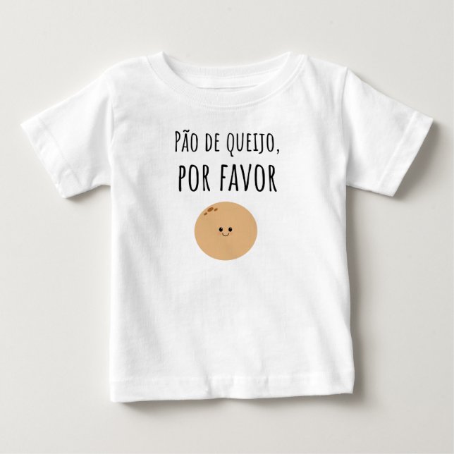 Pão de Queijo Brazilian Baby Shirt (Front)