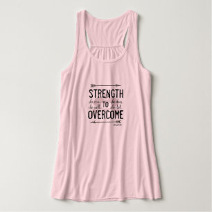 PAO Strength to Overcome Prep and Recovery Tank Top