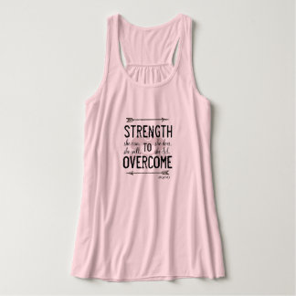 PAO Strength to Overcome Prep and Recovery Tank Top