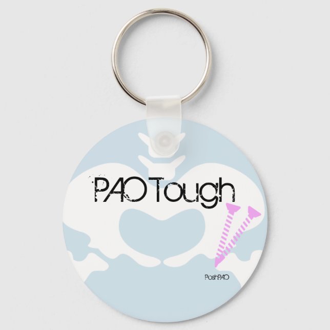 PAO Tough Recovery Keychain (Front)