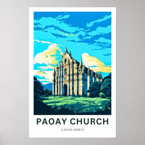 Paoay Church Ilocos Norte  Travel Print
