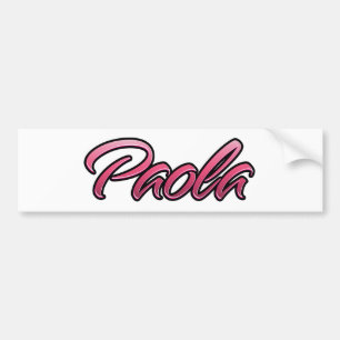 Paola faded pink Aufkleber Sticker